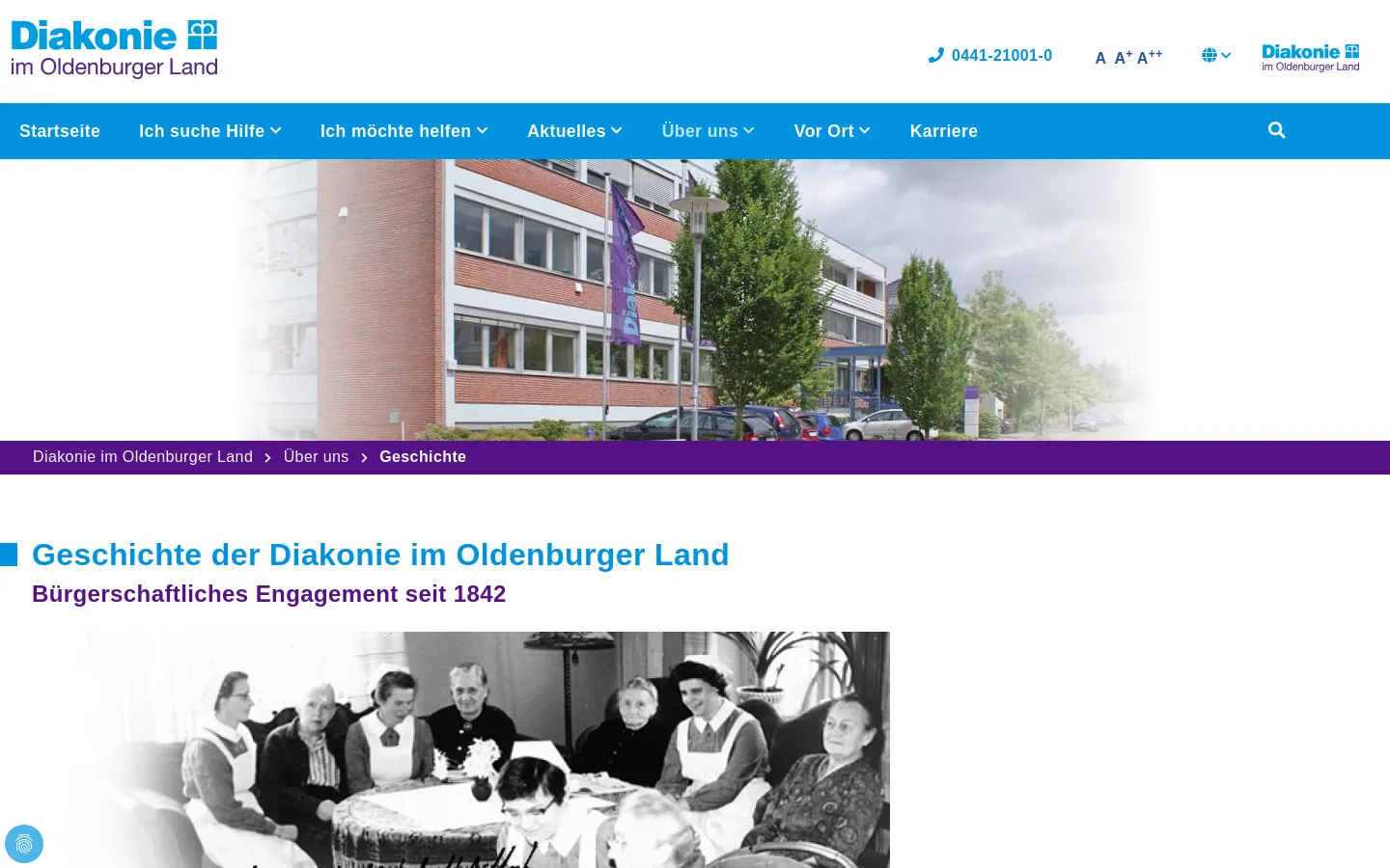 Geschichte des Diakonischen Werks Oldenburg