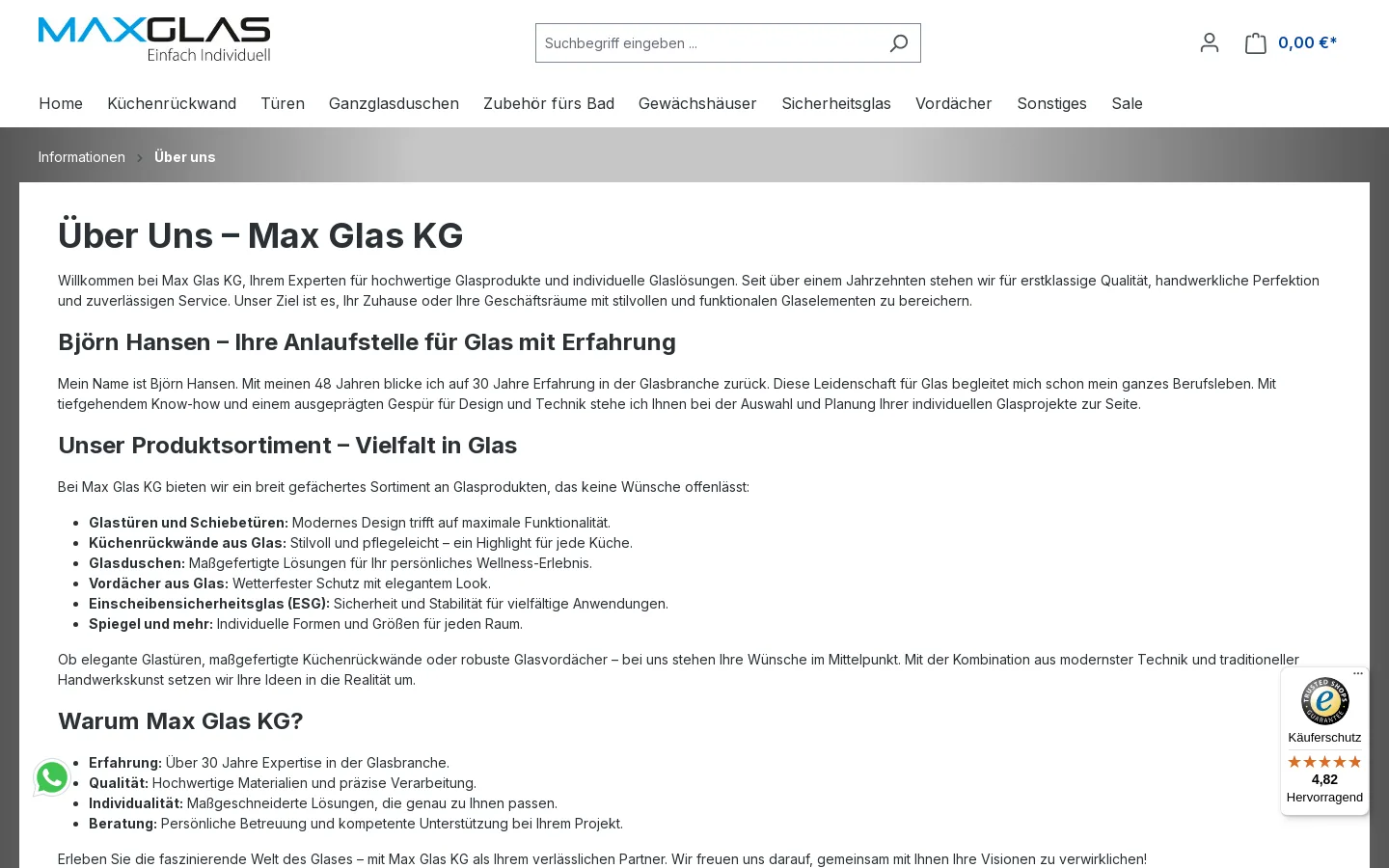 Über die Max Glas KG
